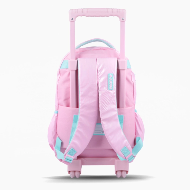 Mochila Escolar Footy 2026 Colorland Rosa 18" con Carro Art.F26311